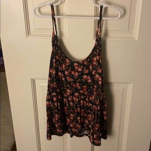 american eagle floral tank top